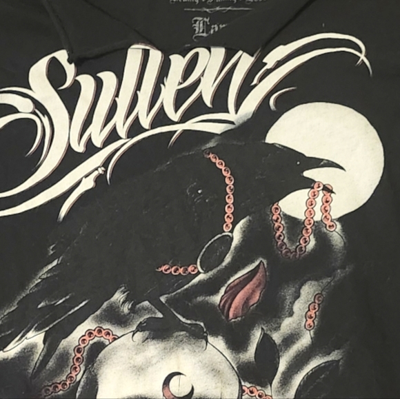 Medium/Large Sullen Angel's Grunge Punk graphic tee - Picture 2 of 4